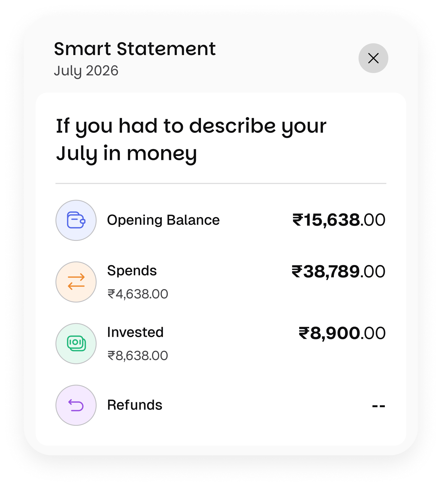 Smart Statement Card mockup