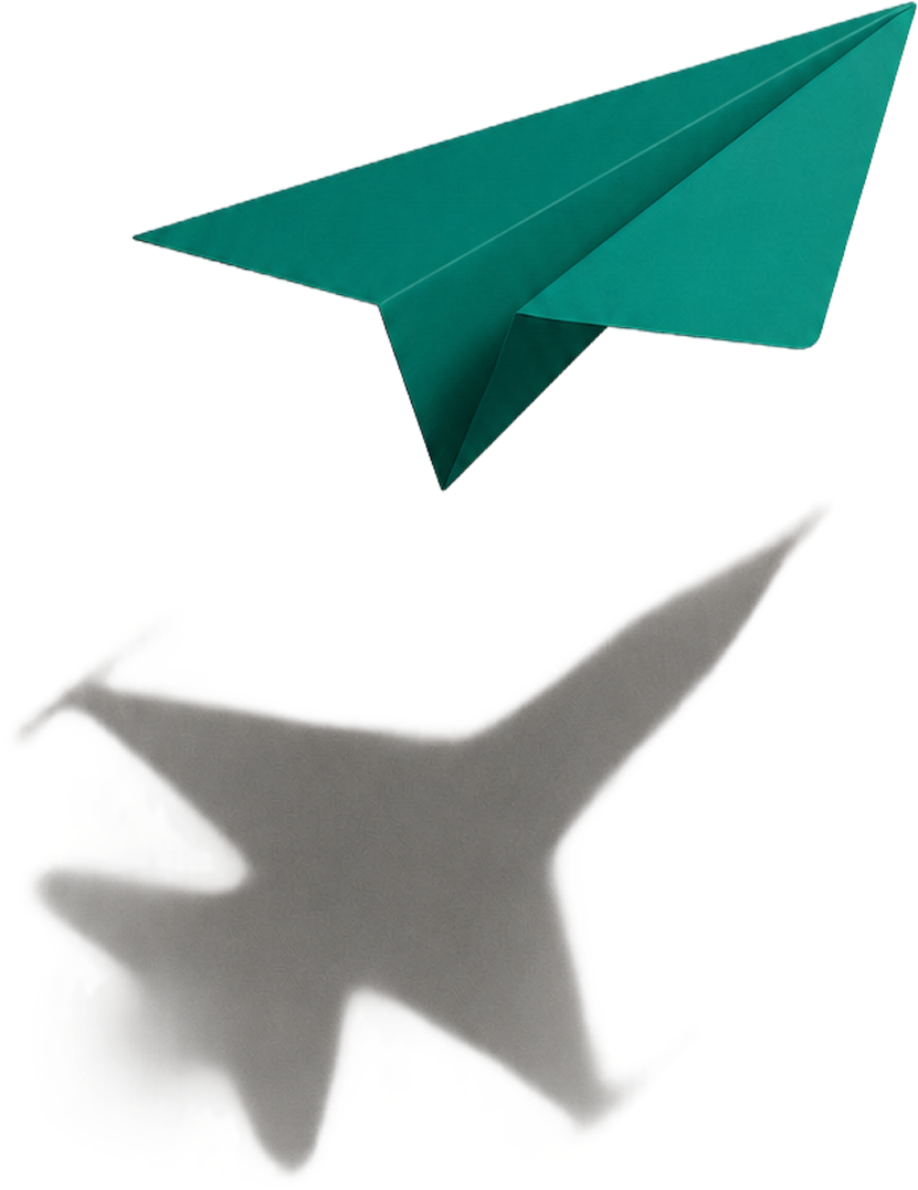 FinSense Paper Plane