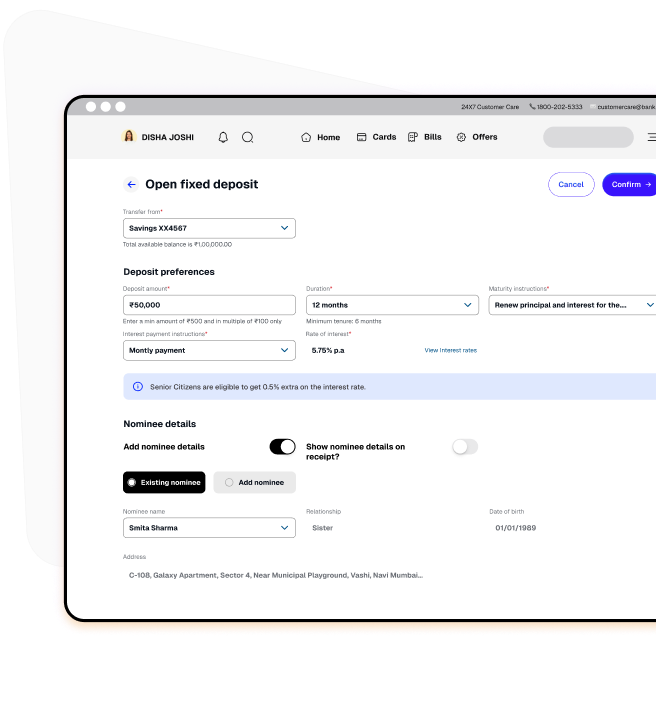 FinSense Retail Mockup