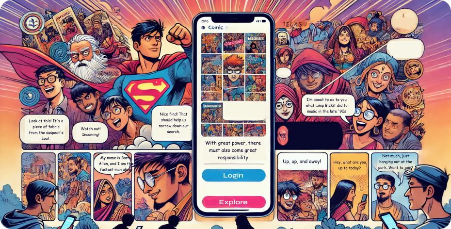 Transforming the Comic Experience for app